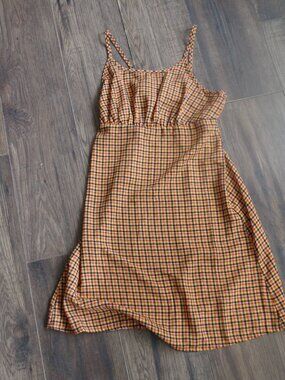 Girls Paper Doll Plaid Dress